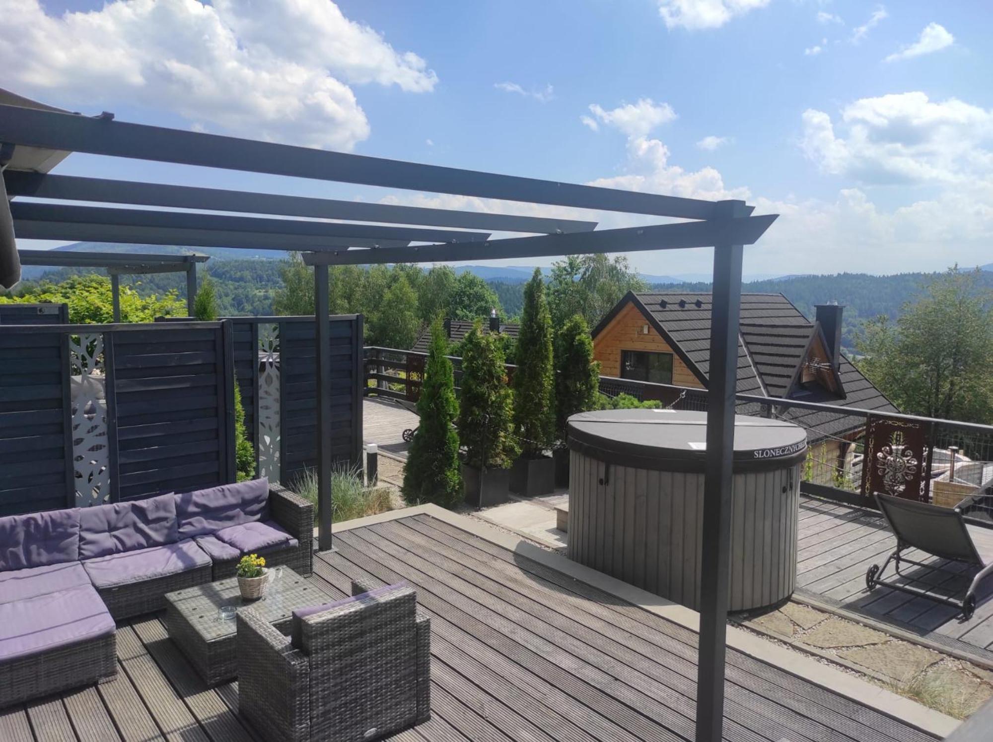 Sloneczny Chelm - Apartamenty W Gorach, Prywatna Sauna Jacuzzi Balia W Cenie, Spa, Grill, Stok Narciarski Myslenice, Sciezki Rowerowe, Rzeka Raba, Widok Na Tatry Exterior photo